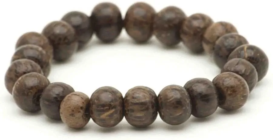 Wooden Beads Men's Bracelets - Friendship Bracelet for Men - Meditation Accessories Gifts - Wood Beaded Bracelets for Women - Festival Essentials - Father's Day Bracelet